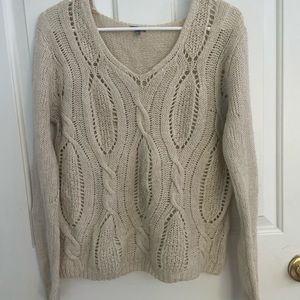 Charlotte Russe L Beige Sweater